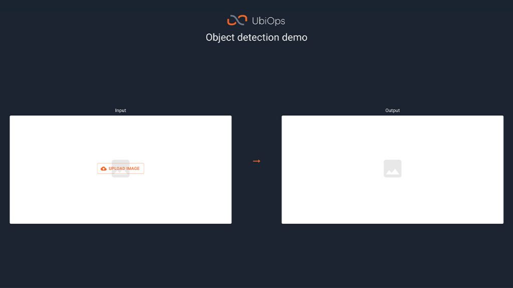Object detection with UbiOps