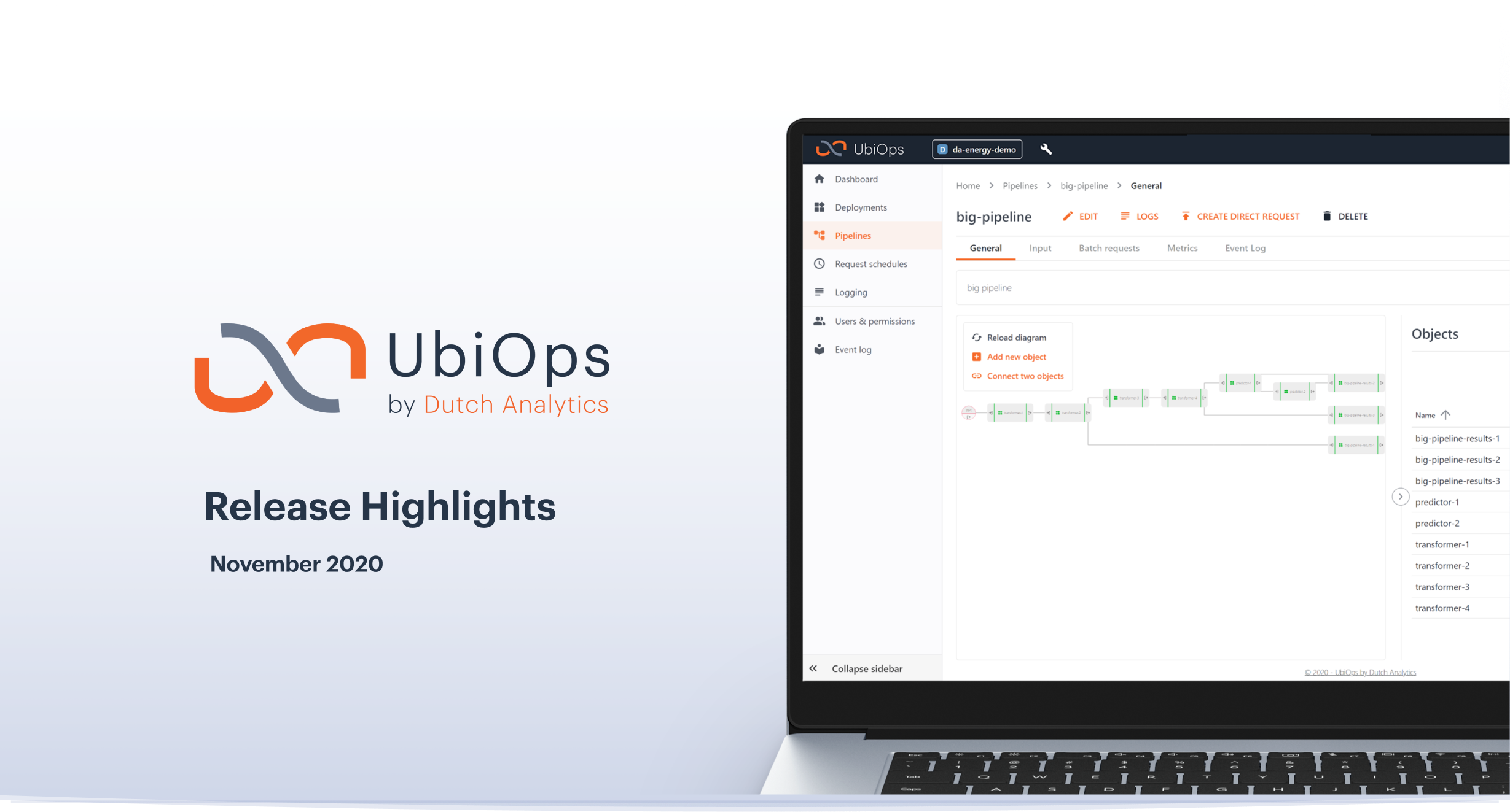 UbiOps - release news November 2020