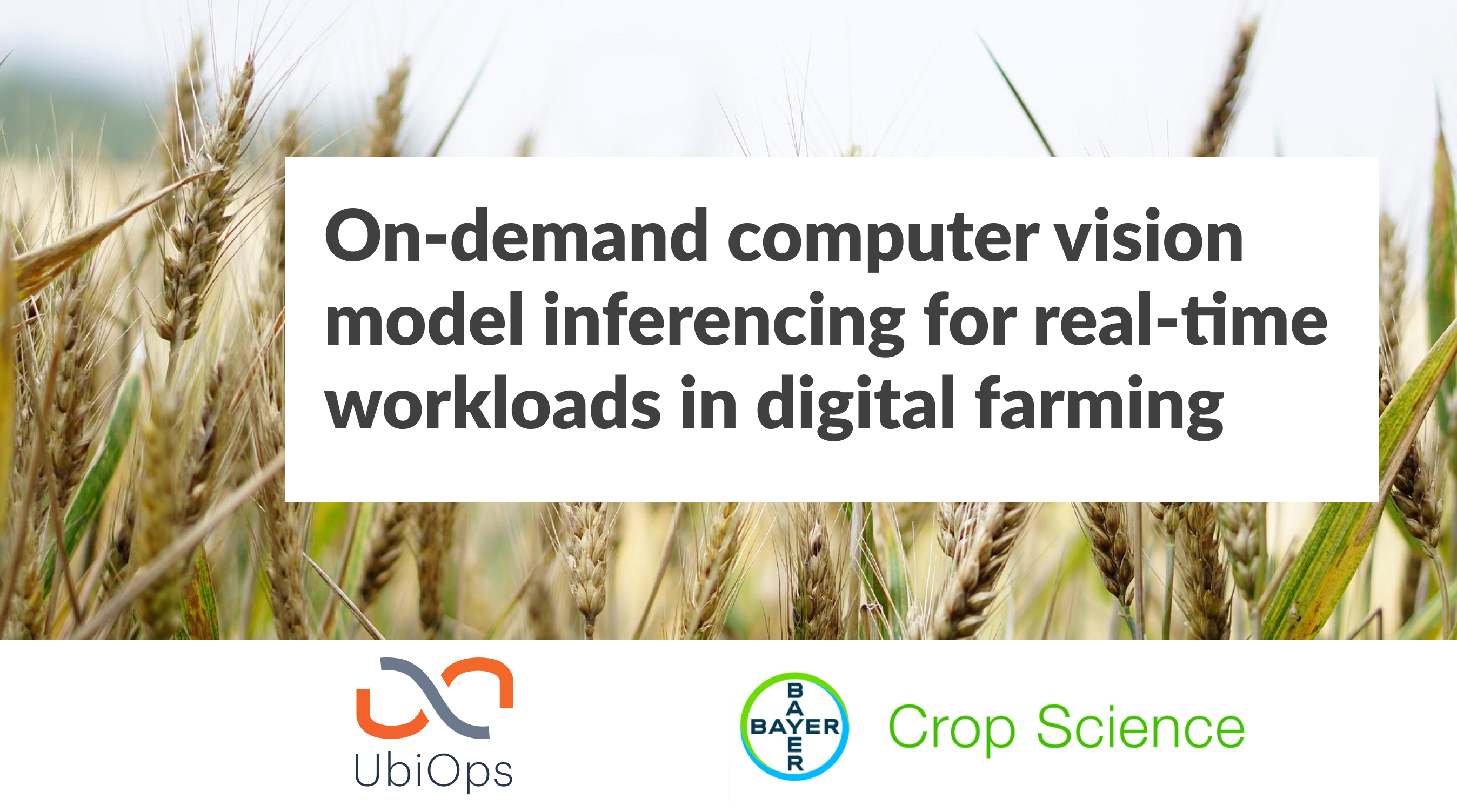 On-demand computer vision model inferencing for real-time workloads in digital farming